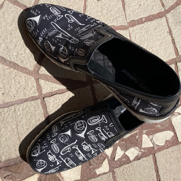 dolce gabbana slip ons